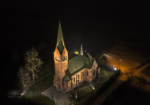 Kościół w Grodźcu obok Bielska